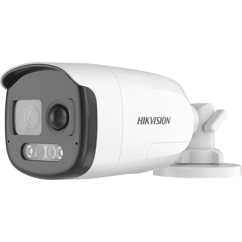 [DS-2CE12DF3T-PIRXOS(3.6mm)] Hikvision 2 MP ColorVu PIR Siren Audio Fixed Bullet CCTV Camera