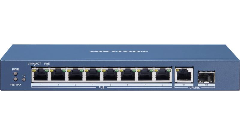 Hikvision 8 Port Gigabit Unmanaged CCTV POE Switch