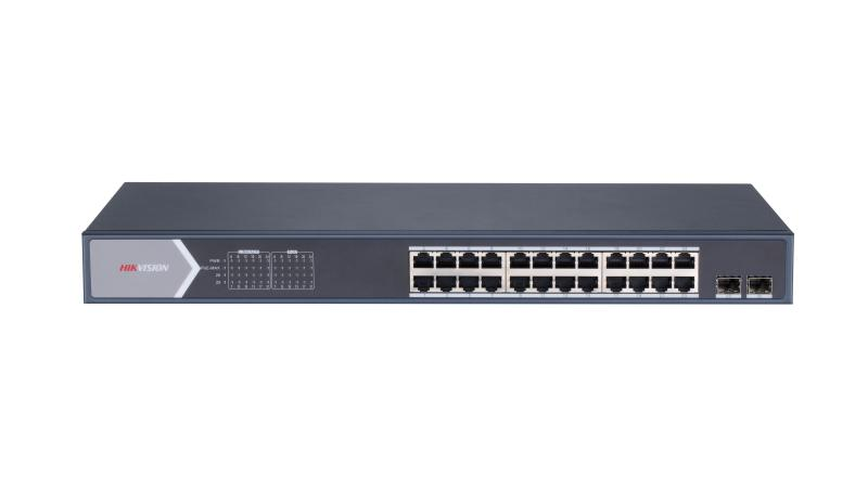 Hikvision 24 Port Gigabit Unmanaged CCTV POE Switch