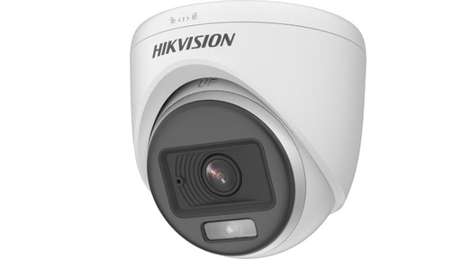 [DS-2CE70KF0T-PFS(2.8mm)(O-STD)] Hikvision 3K ColorVu Indoor Audio Fixed Turret CCTV Camera