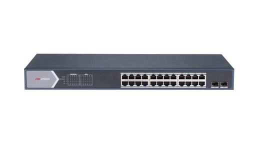 [DS-3E0526P-E/M] Hikvision 24 Port Gigabit Unmanaged CCTV POE Switch