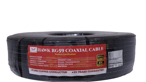 Coaxial RG59 305 Meters CCTV Cable